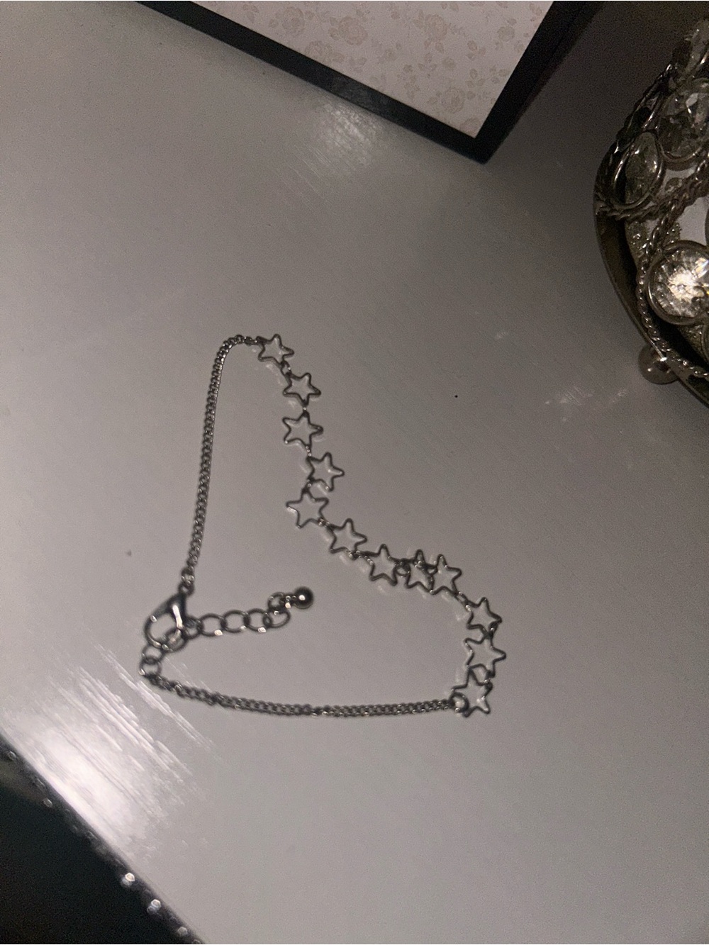 Silver Star Anklet